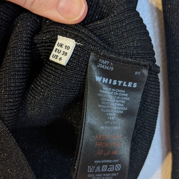 NEW Whistles knit cold shoulder top - Picture 6 of 9